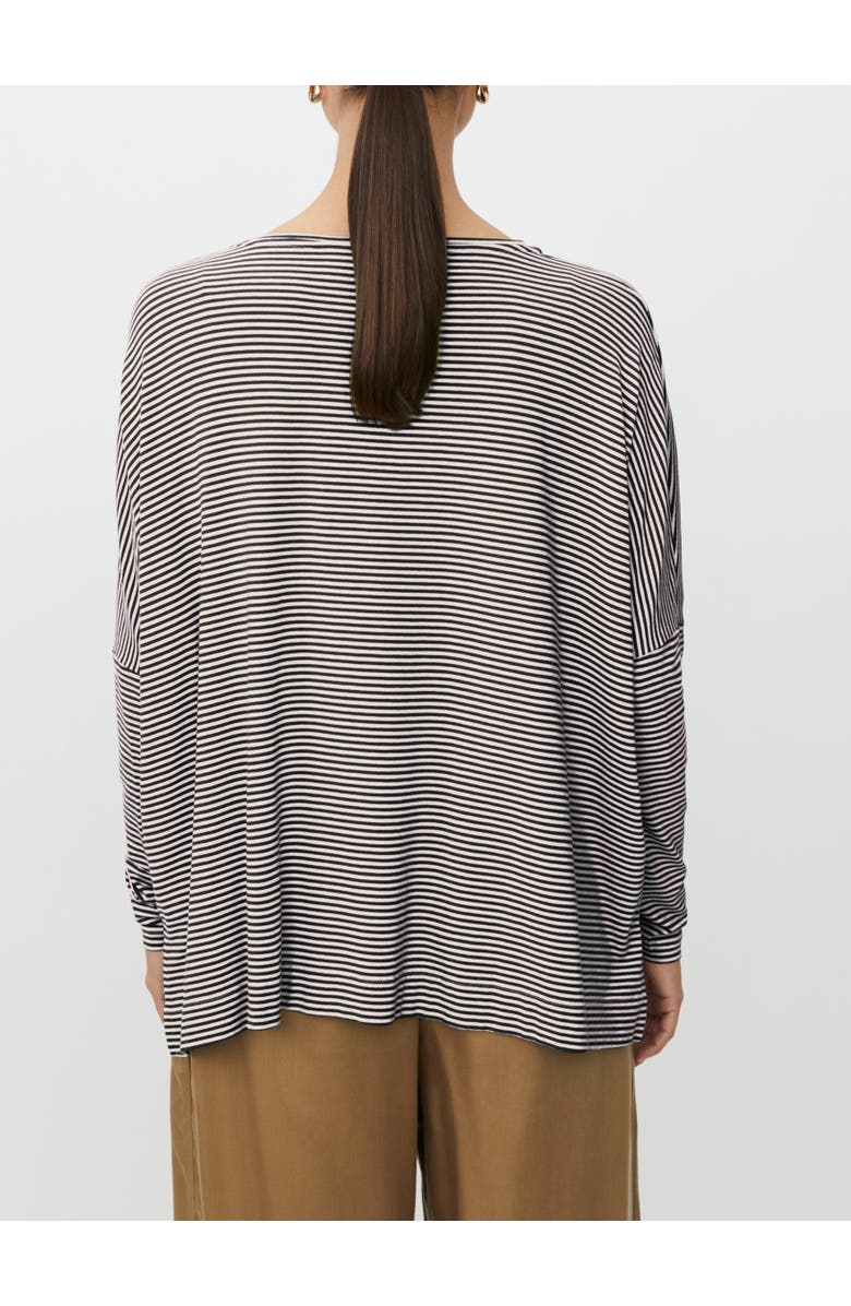 Masai Copenhagen MaBarr Oversized Stripe T-Shirt, Alternate, color, Navy Blazer