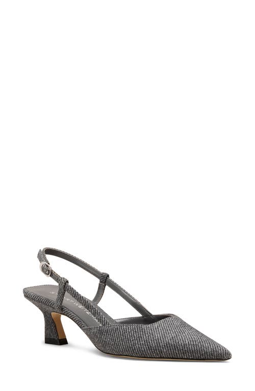Stuart Weitzman Vinnie 50 Slingback Pump In Gray