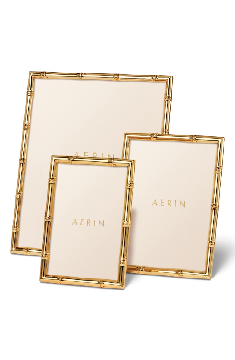Aerin Ava Goldtone Bamboo 8 x 10 Frame, Alternate, color, Gold