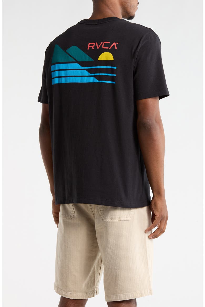 Cliff Sets Pocket Graphic T-Shirt, Alternate, color, BLACK