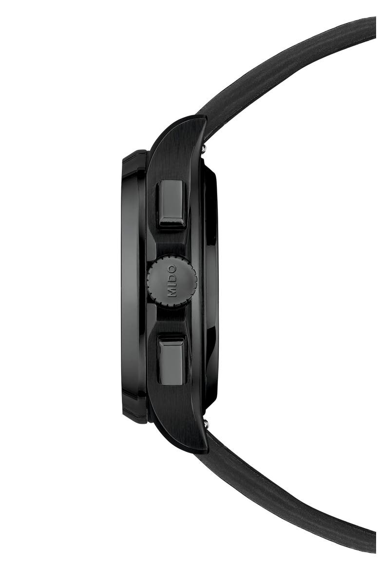 Multifort TV Big Date Automatic Watch, 41.2mm x 42mm, Alternate, color, BLACK