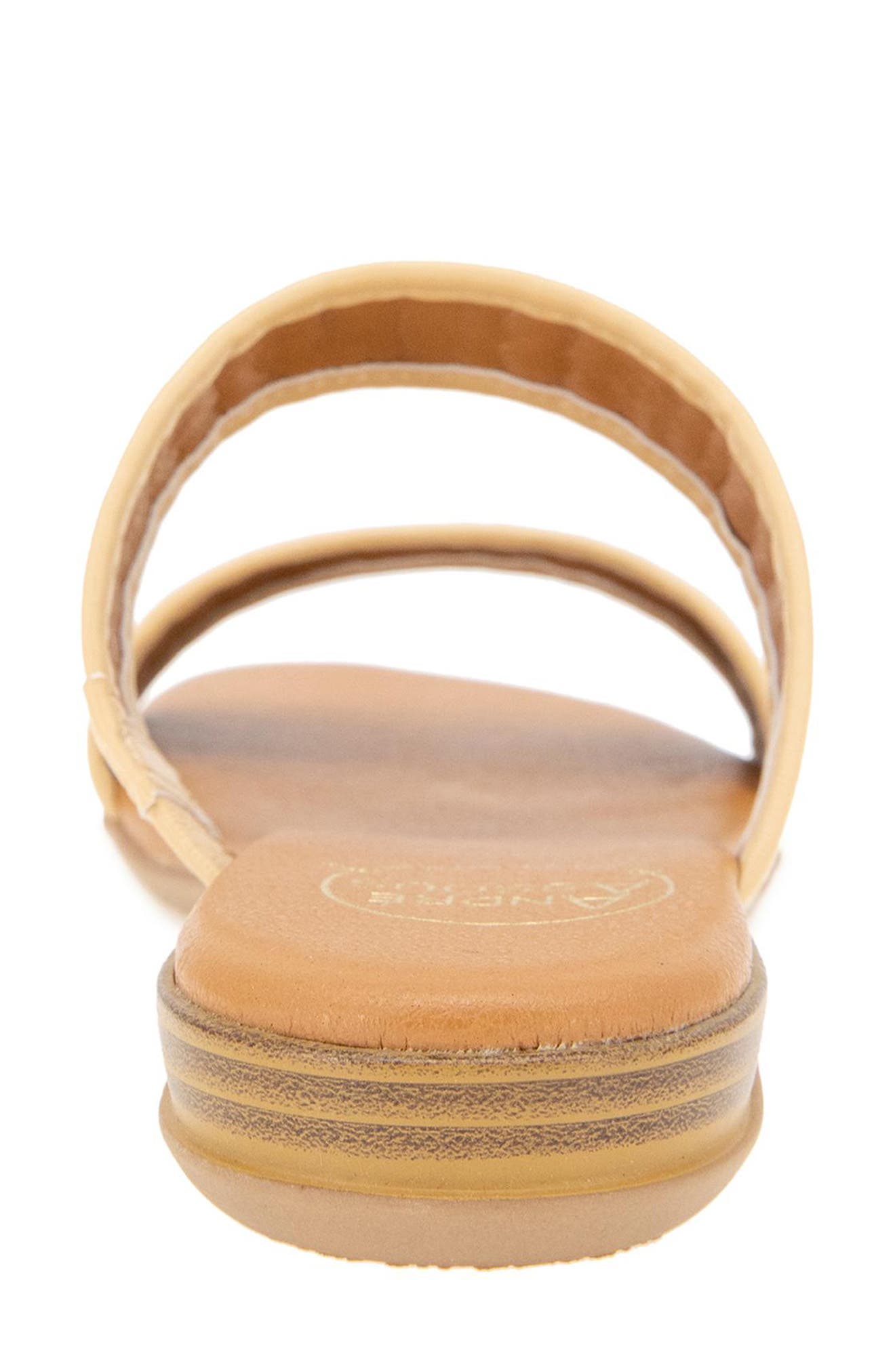 André Assous Nabila Slide Sandal, Alternate, color, Natural Multi