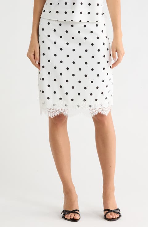 Lace Trim Skirt