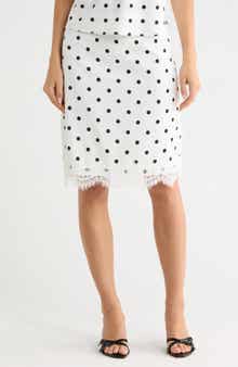WAYF Lace Trim Skirt