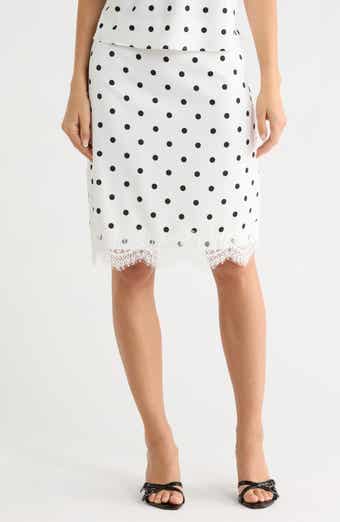 WAYF Lace Trim Skirt