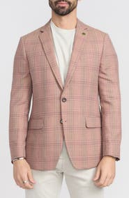 CRICKETEER Plaid Wool Blend Sport Coat