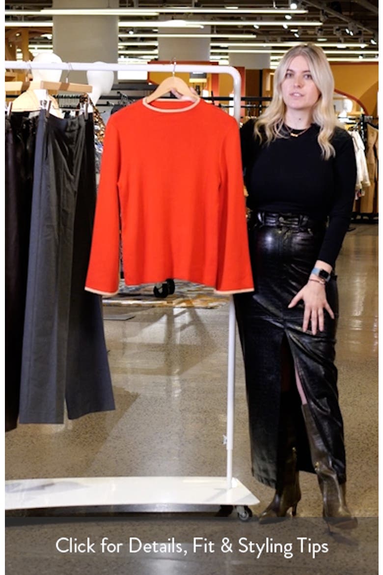 Mock Neck Rib Pullover video