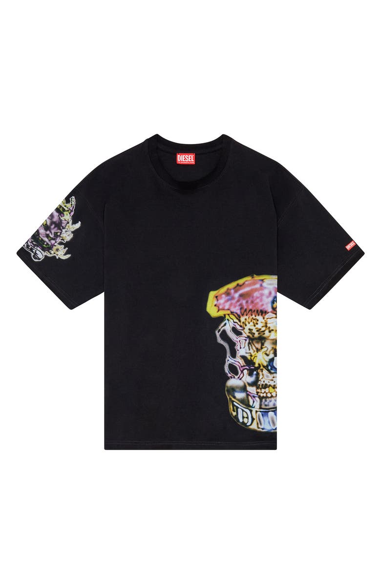 DIESEL<sup>®</sup> Cotton Jersey Graphic T-Shirt, Alternate, color, 