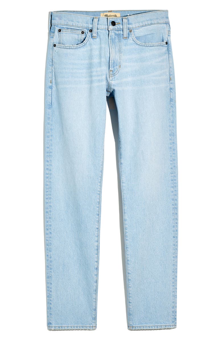 Madewell Athletic Slim Jeans, Alternate, color, Benefield Wash