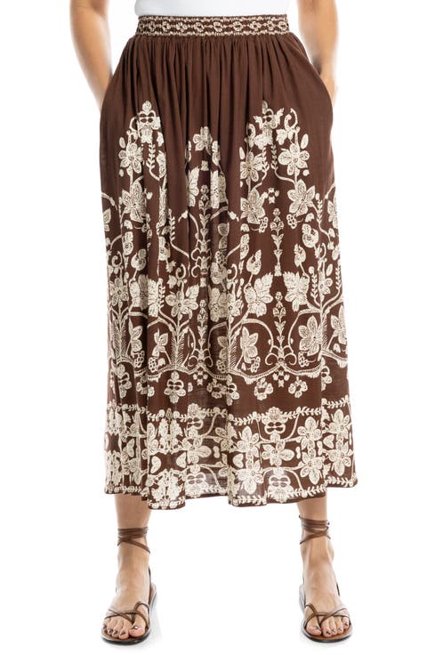 Floral Midi Skirt