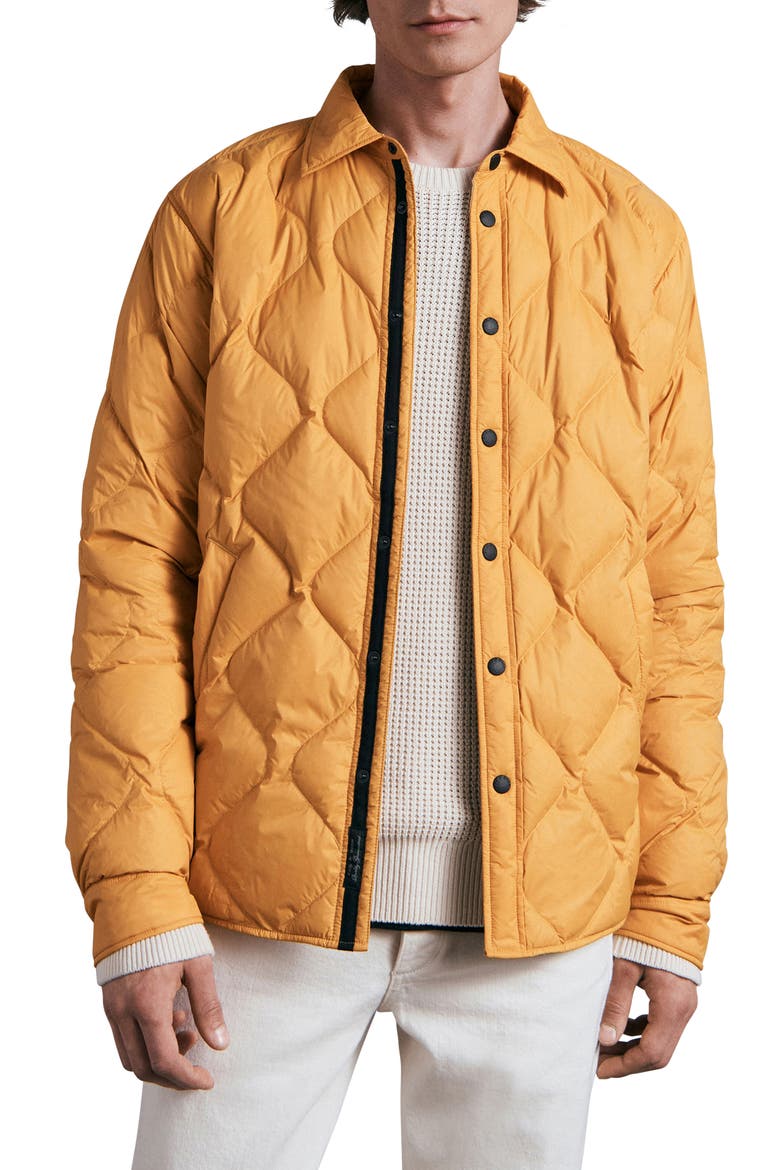 ICONS Dane Quilted Shirt Jacket, Main, color, YELLOW