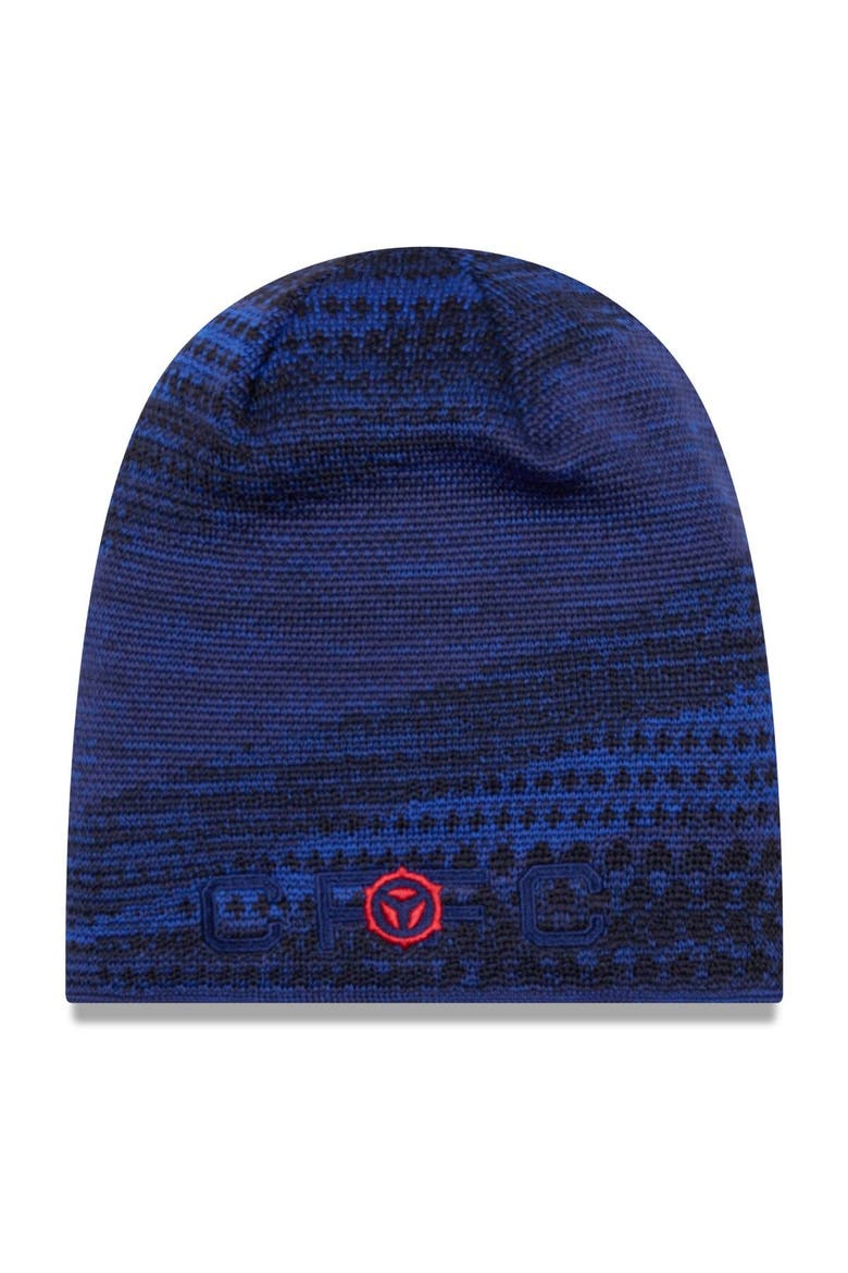 Men's New Era Navy Chicago Fire Kick Off Knit Beanie, Main, color, Navy