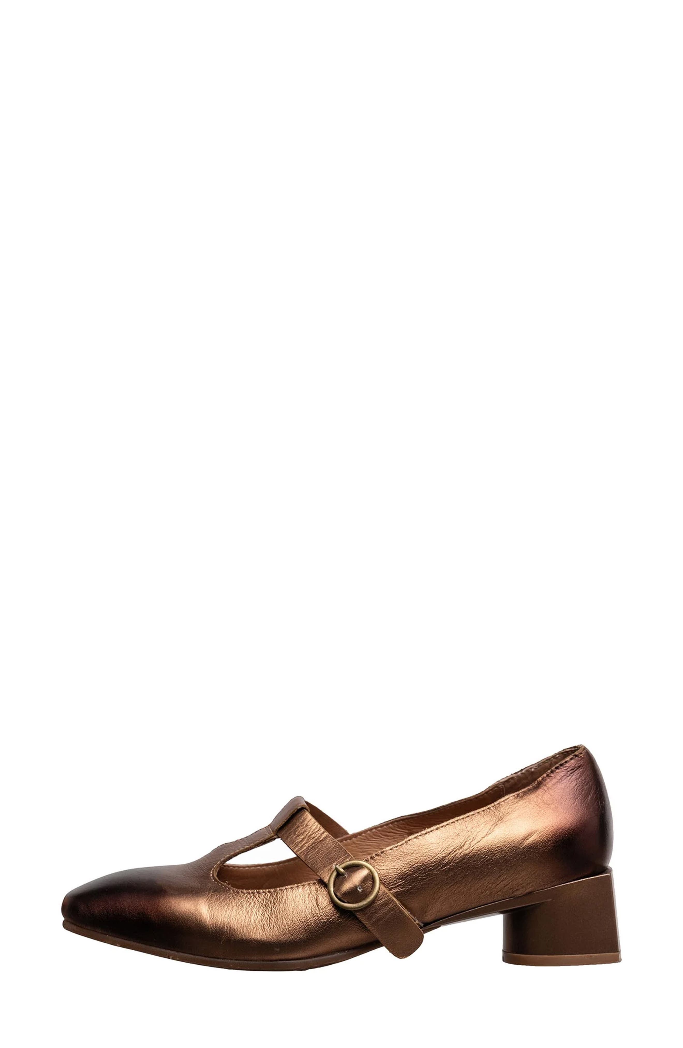 ANTELOPE Chloe T-Strap Pump, Alternate, color, Bronze