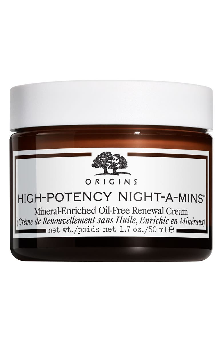 Origins High-Potency Night-A-Mins<sup>™</sup> Mineral-Enriched Oil-Free Renewal Cream, Main, color, 