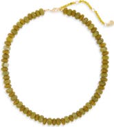 BaubleBar Joyce Semiprecious Stone Beaded Necklace