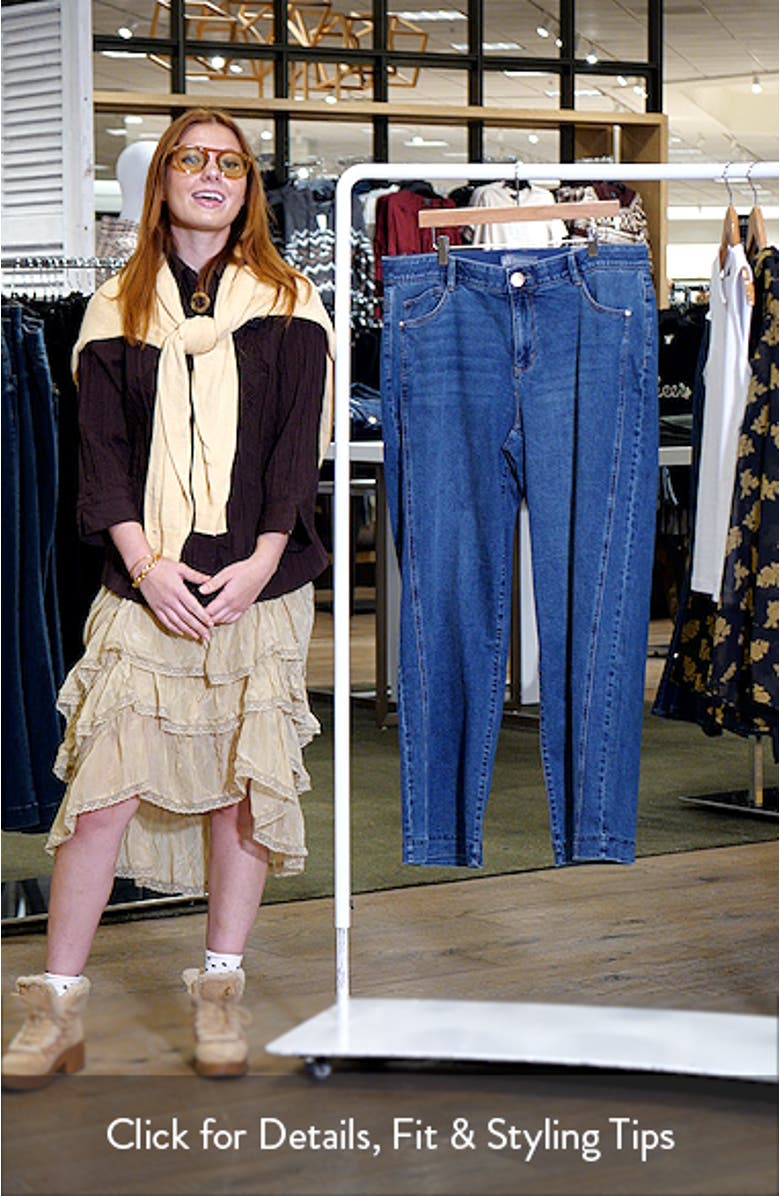 Gracie Skyrise Double Side Seam Wide Leg Jeans, sales video thumbnail