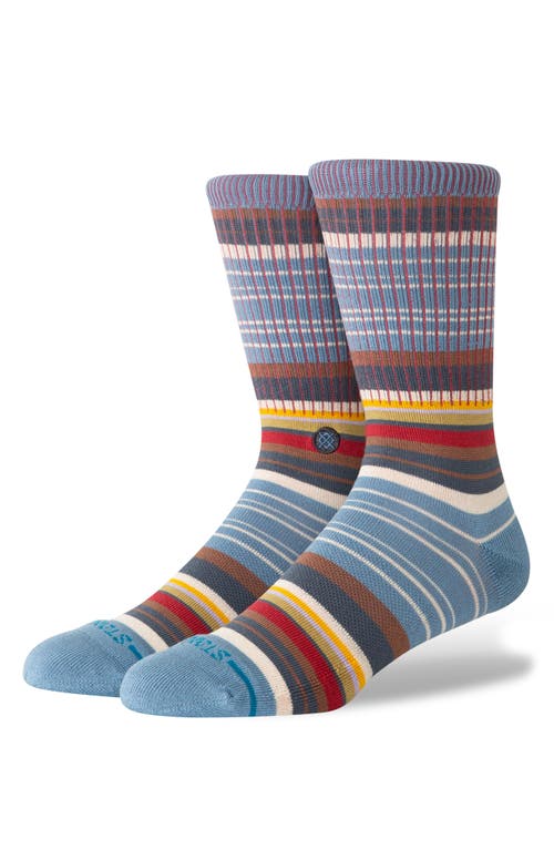 Stance Jorongo Pop Crew Socks In Windward Blue