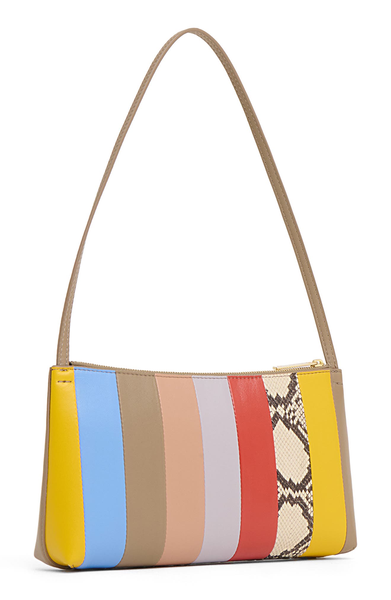 Mansur Gavriel Gaia Shoulder Bag, Alternate, color, Rainbow