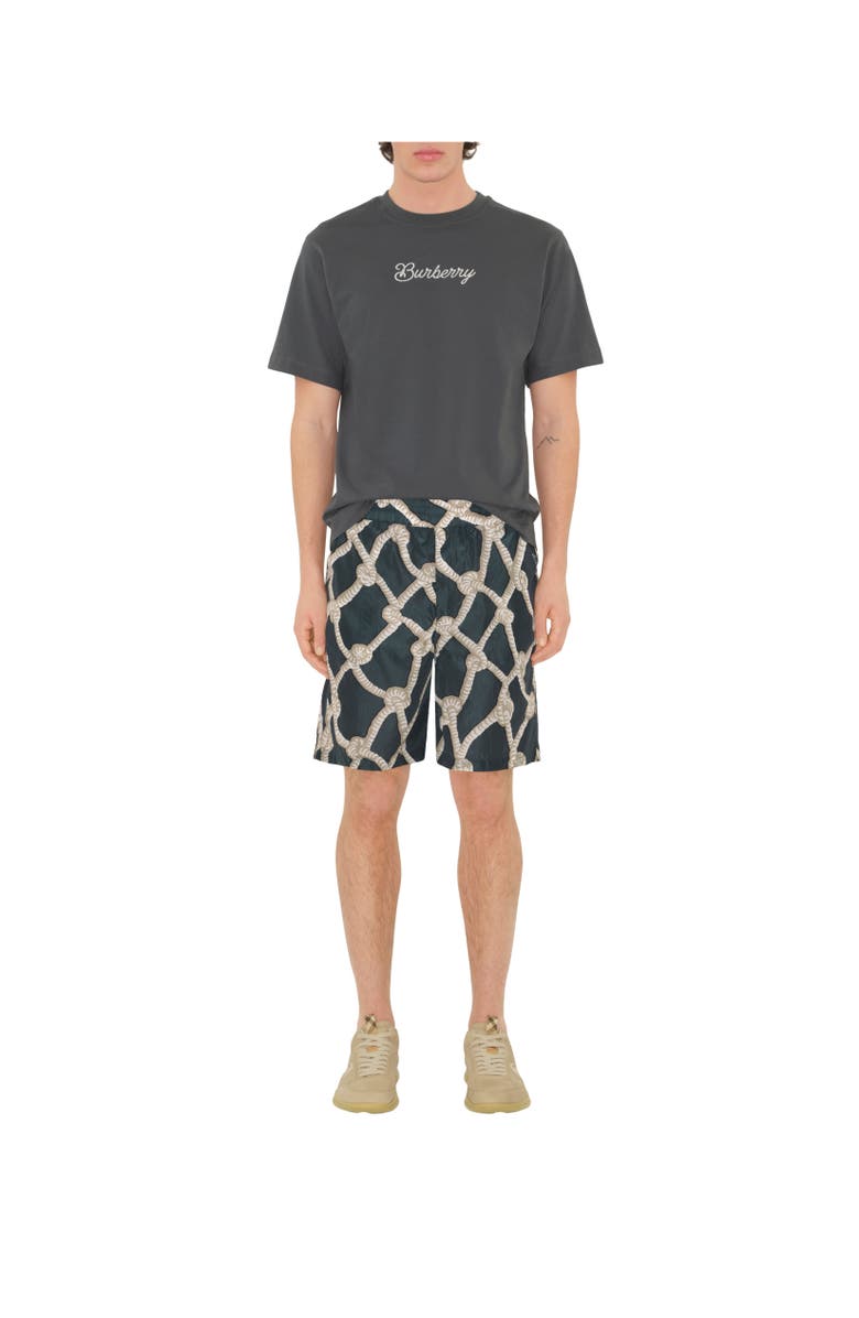 Burberry Knot Nylon Shorts, Alternate, color, Magnet