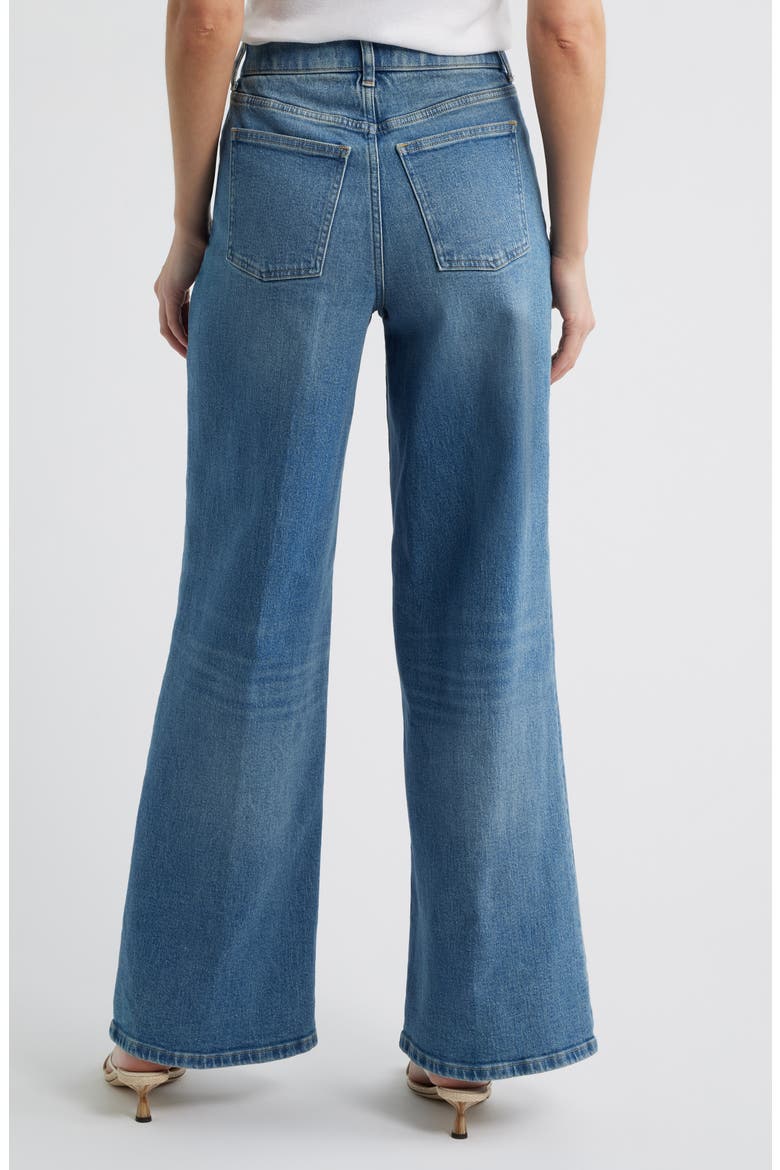 SPANXshape™ Authentic 360 High Waist Wide Leg Jeans, Alternate, color, WILMINGTON WASH