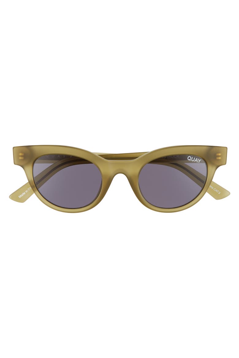 Australia Starstruck 48mm Cat Eye Sunglasses, Alternate, color, OLIVE SMOKE