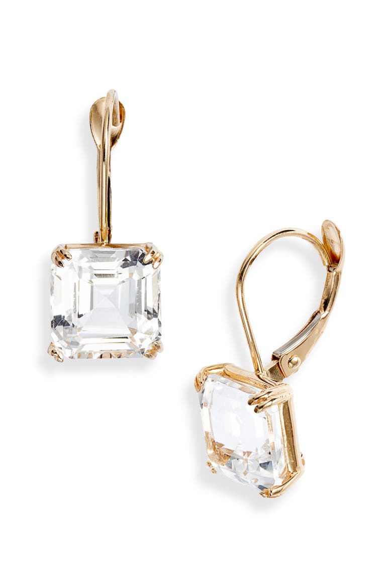 Harper Drop Earrings, Main, color, YELLOW GOLD