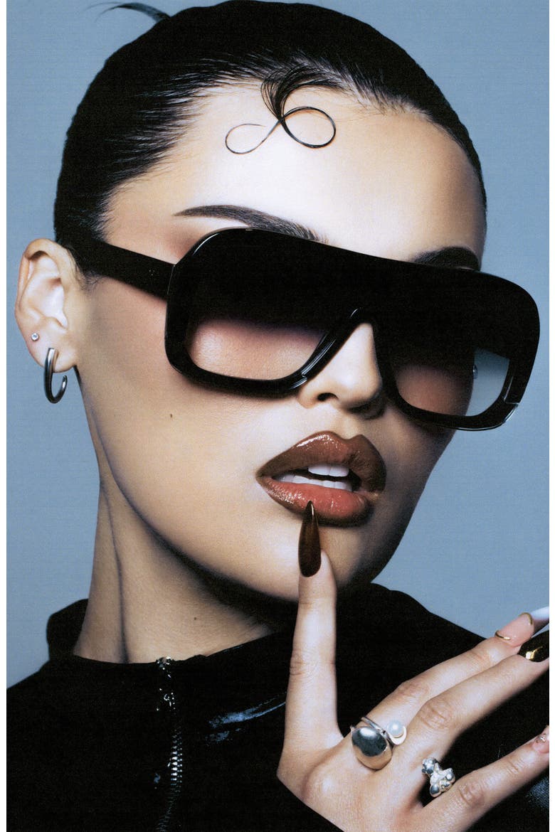 Afters Shield Sunglasses, Alternate, color, BLACK / BLACK FADED