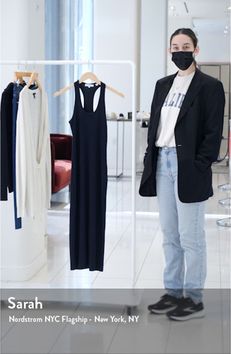 Rib Knit Racerback Body-Con Dress, sales video thumbnail