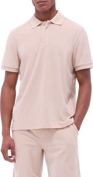 Bugatchi Cotton Blend French Terry Polo