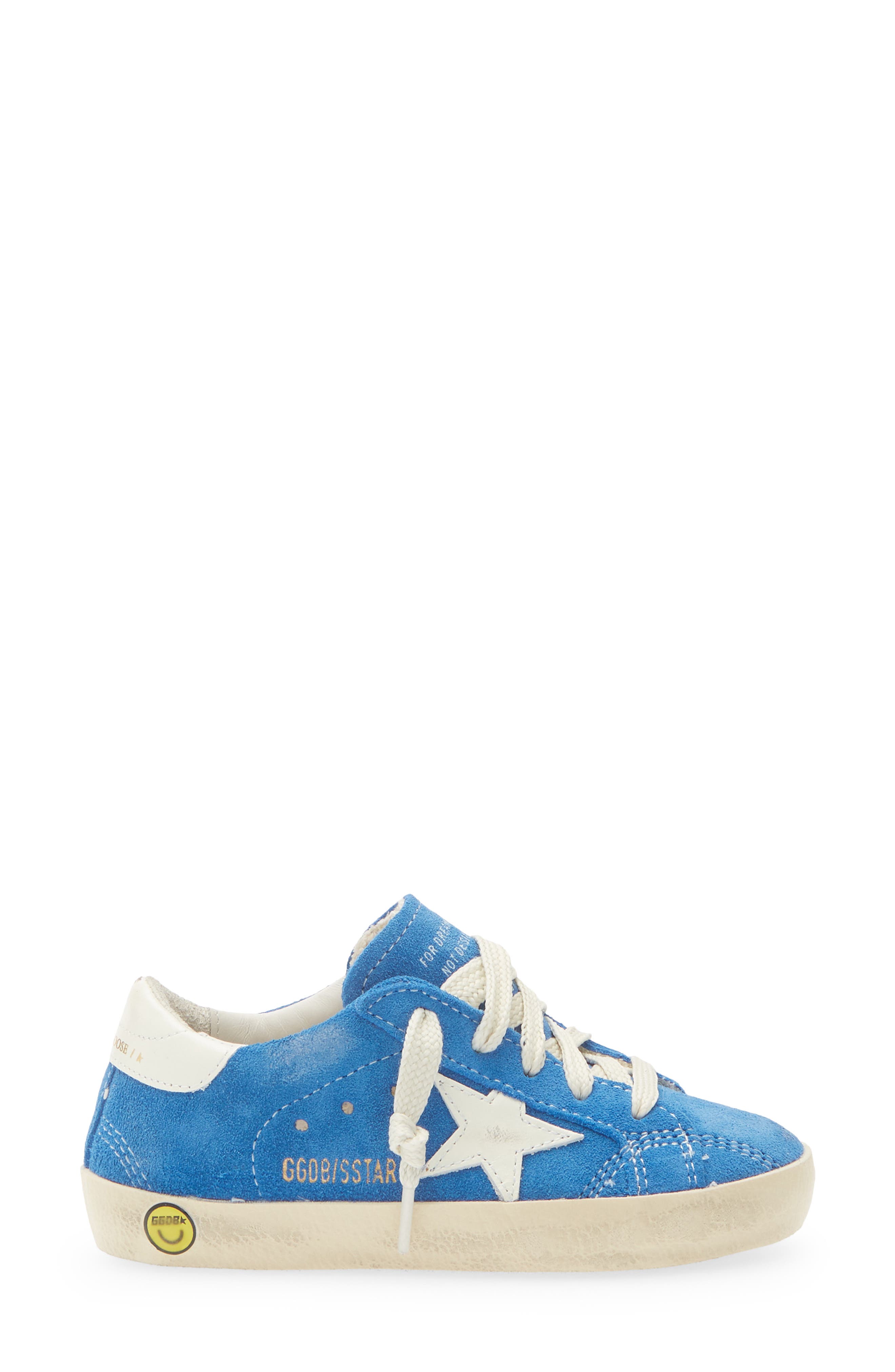 Kids' Super-Star Sneaker, Alternate, color, BLUETTE/ WHITE