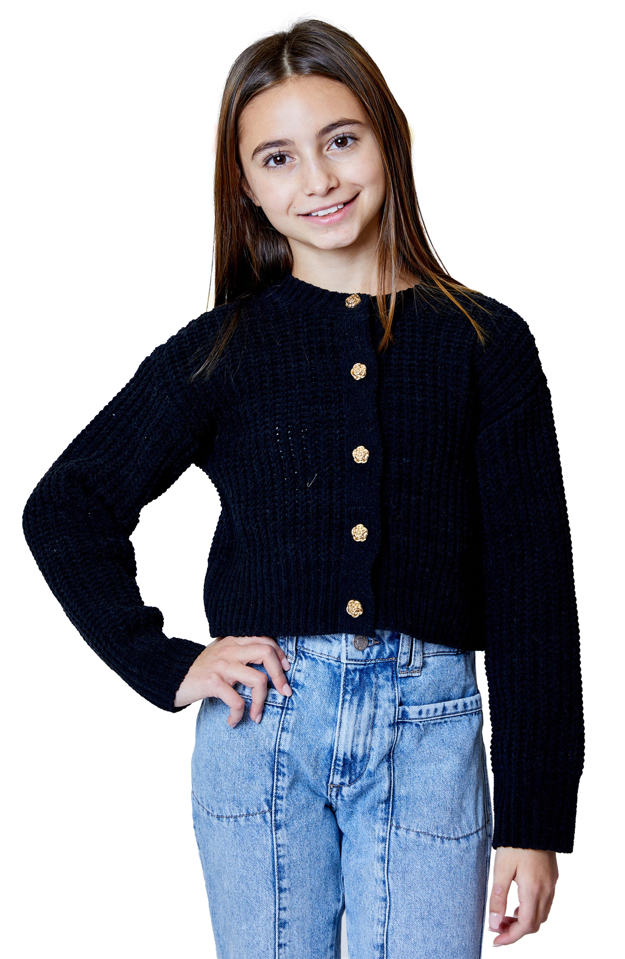 Kids' Solid Cardigan