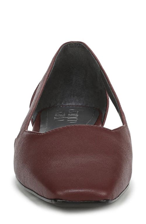 Franco Sarto Denzel Cutout Flat In Burgundy