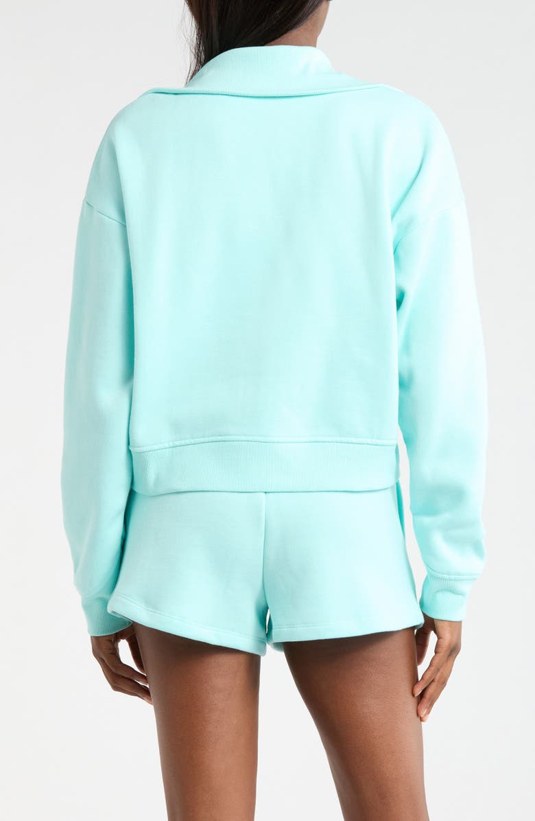 MPG LuxeFleece Quarter Zip Sweatshirt, Alternate, color, Limpet Shell