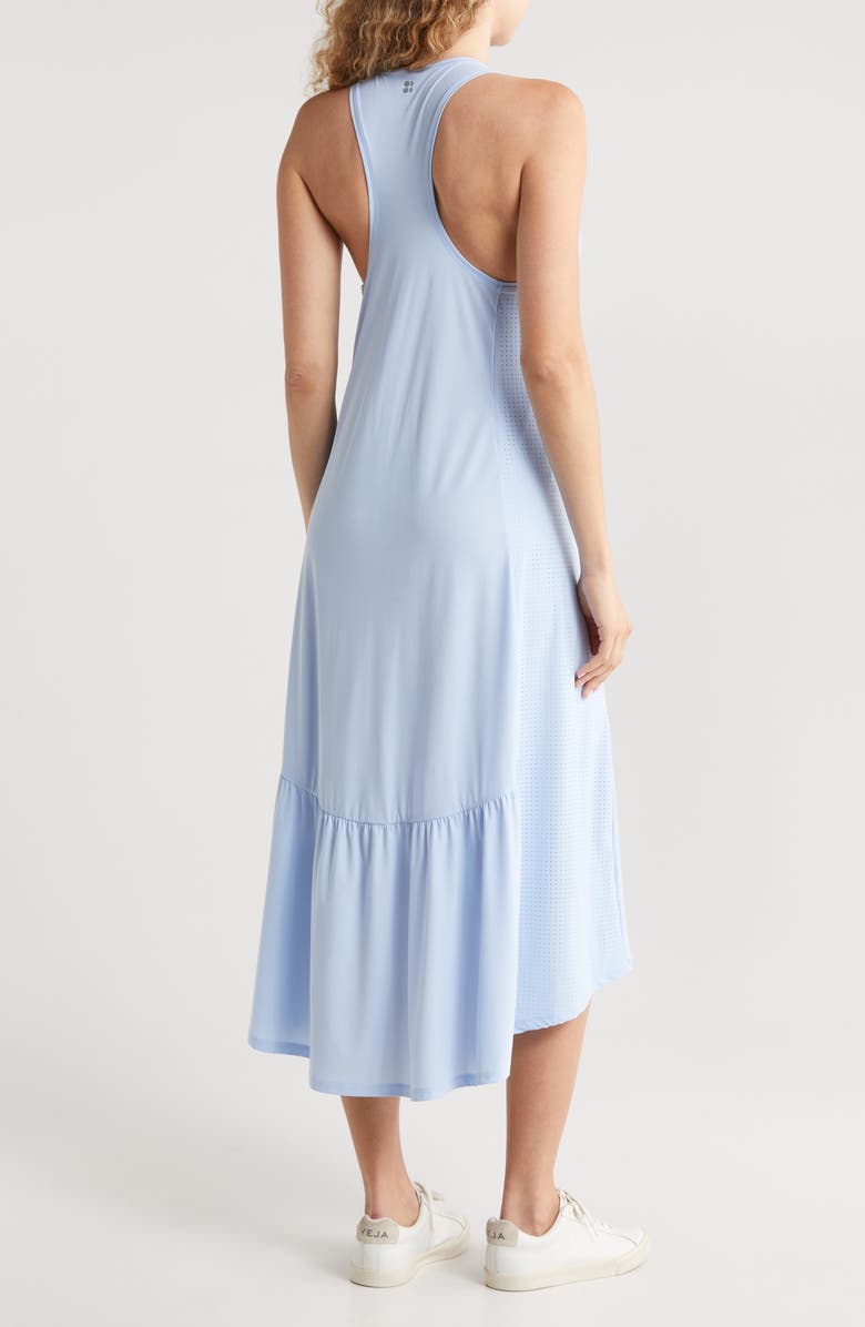 Sweaty Betty Ace Racerback Midi Dress, Alternate, color, Breeze Blue