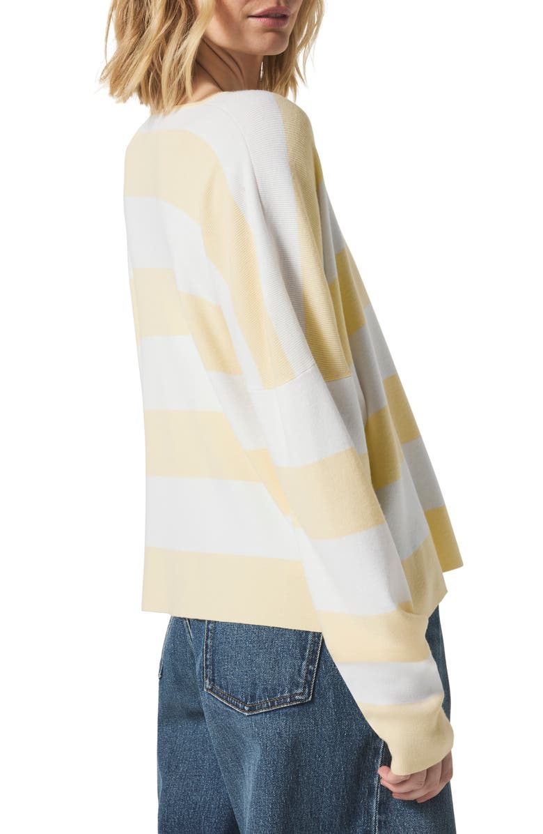 Splendid Veronica Stripe Sweater, Alternate, color, Limoncello Stripe