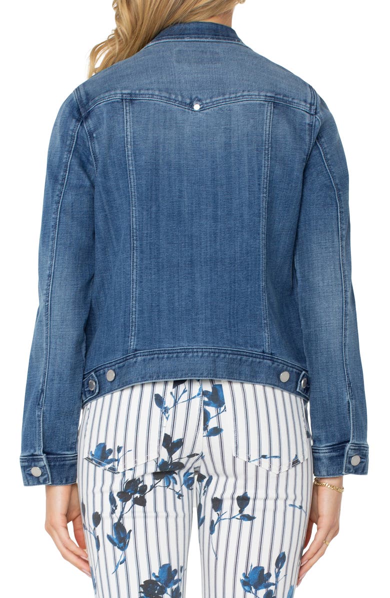 Liverpool Los Angeles Classic Denim Jacket, Alternate, color, 