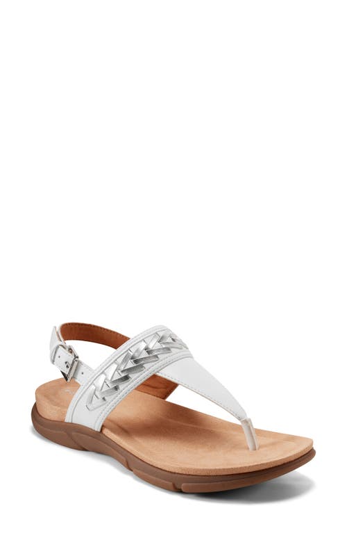 Easy Spirit Monte Slingback Sandal In White