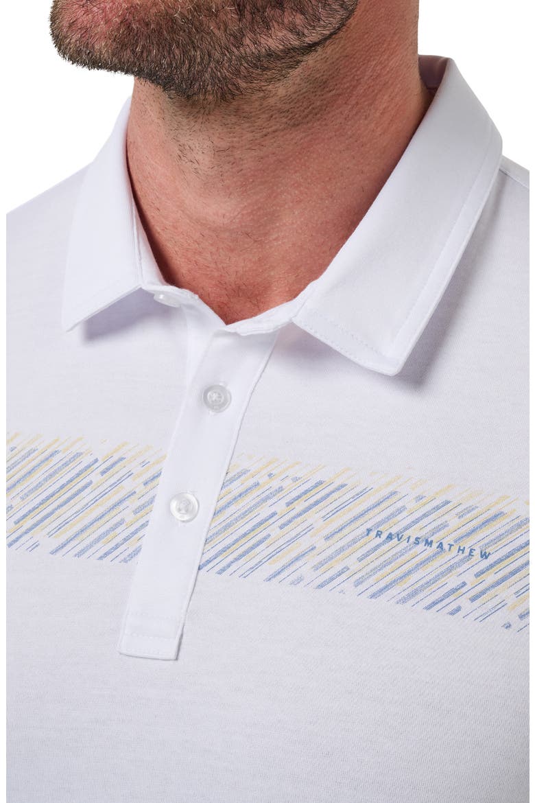 Landline Chest Stripe Polo, Alternate, color, WHITE