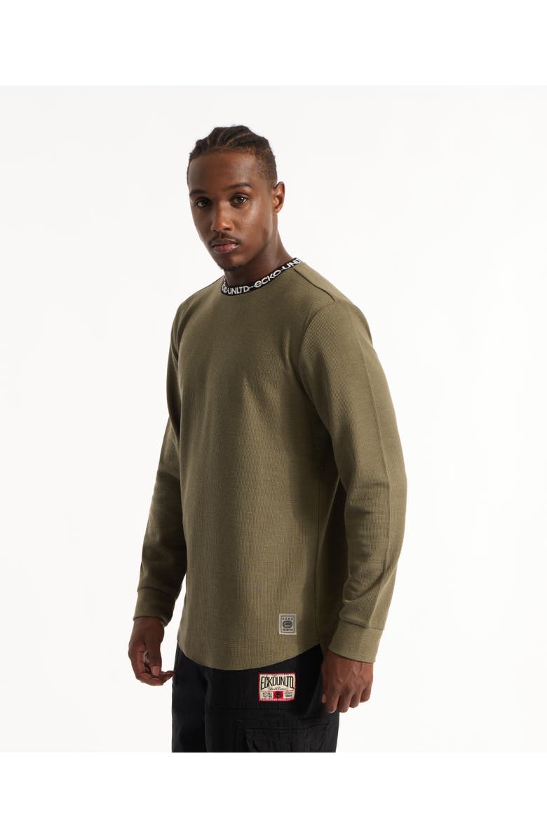 Ecko Unltd. Keep Your Head Up Thermal Top, Alternate, color, Olive