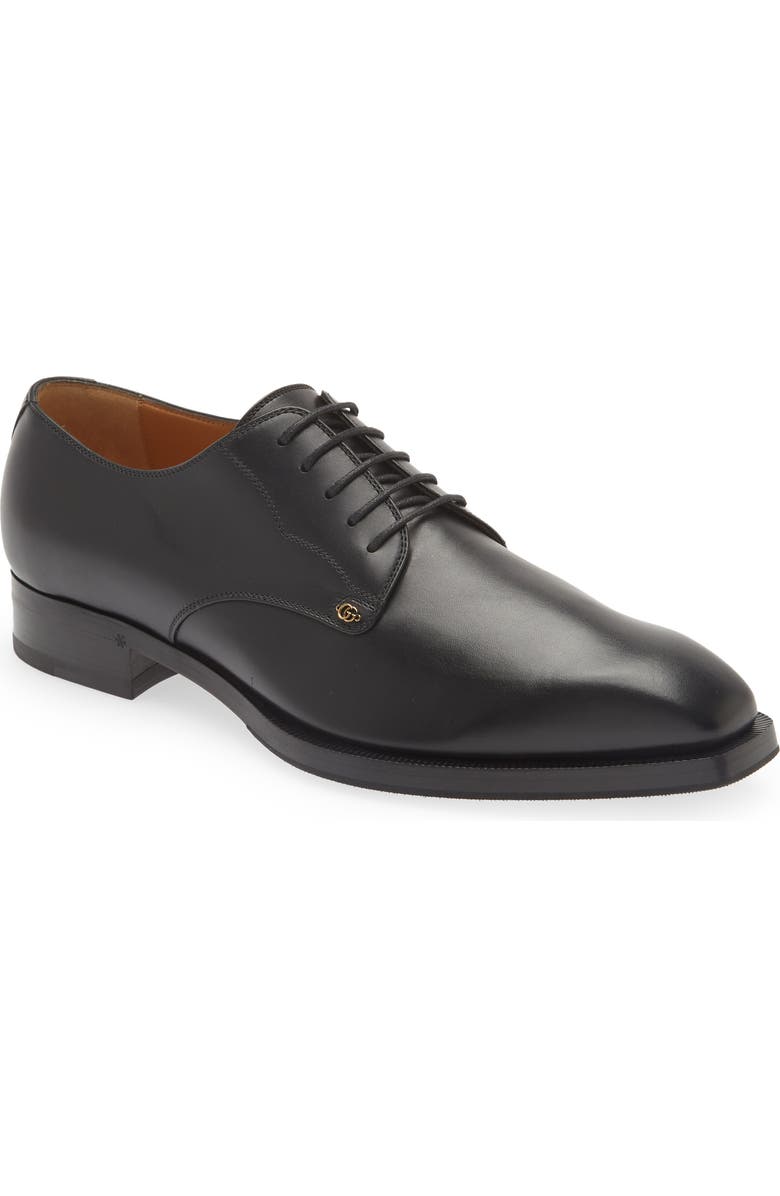 Gucci Epilogue Zola Plain Toe Derby, Main, color, Black