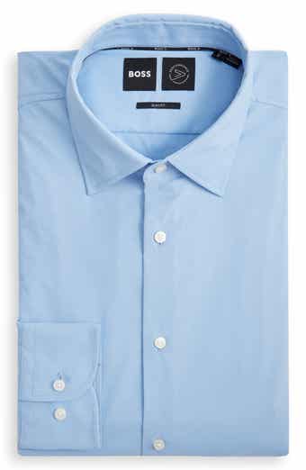 BOSS Hank Kent Slim Fit Performance Stretch Dress Shirt