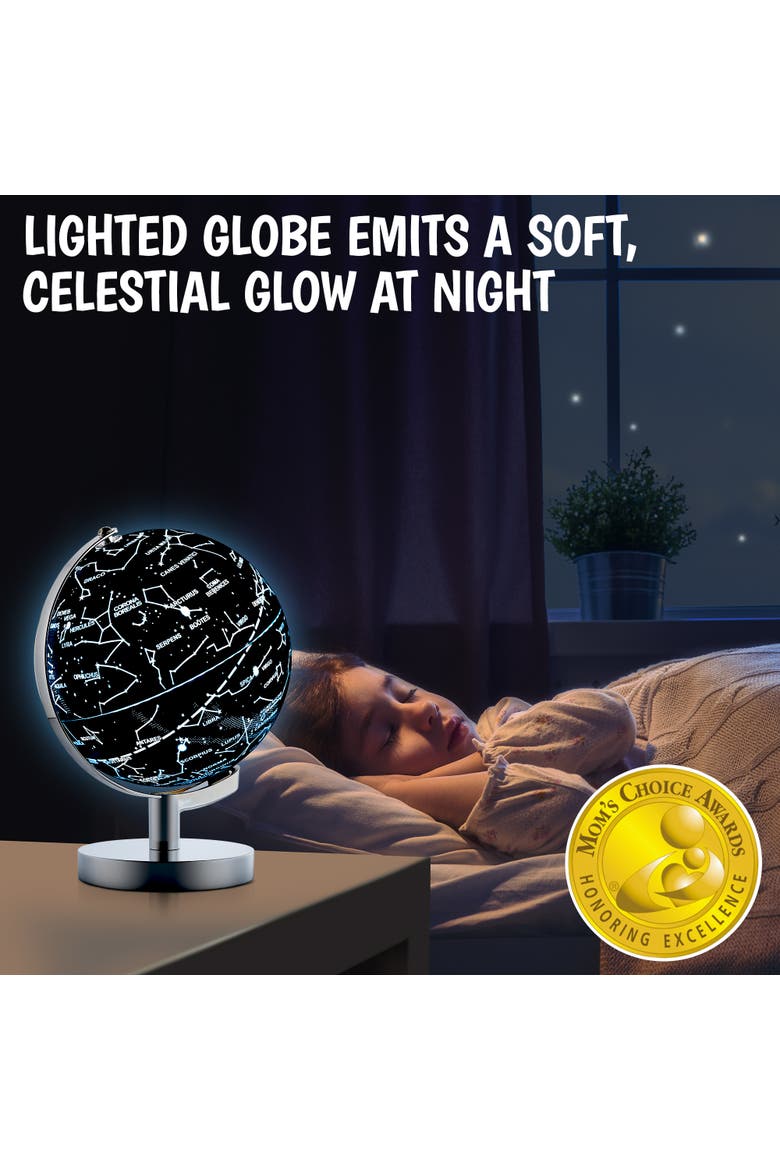 Illuminated Globe for Kids Learning - 7.2 Diameter, Alternate, color, Multi Color