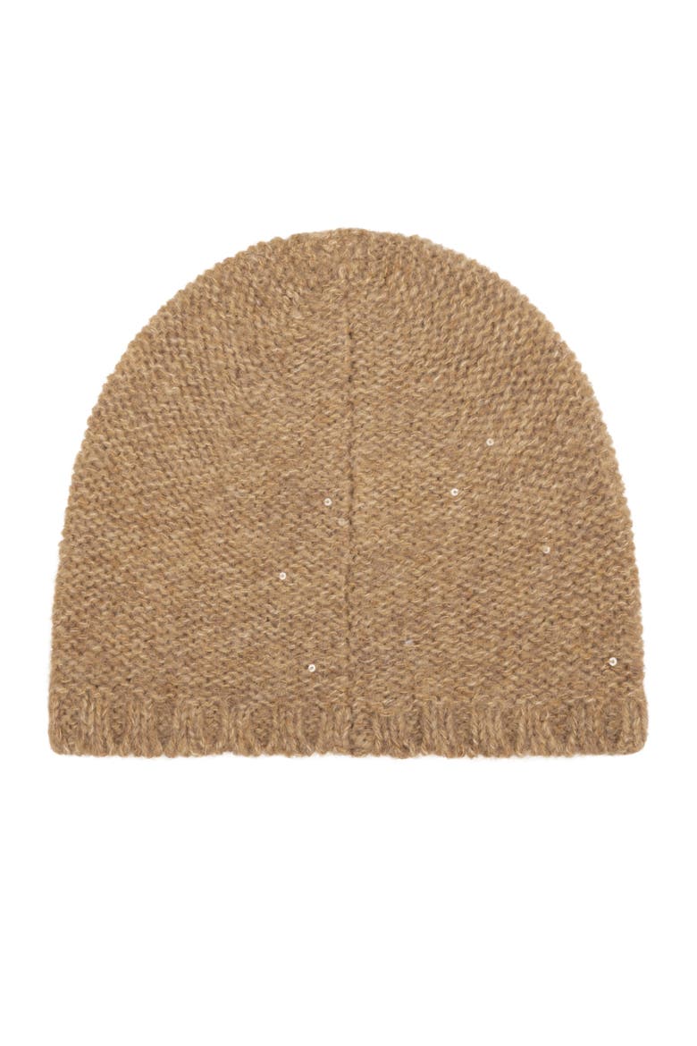 sequin beanie, Alternate, color, lauren camel