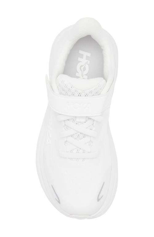 Hoka Kids' Clifton 10 Running Sneaker In White