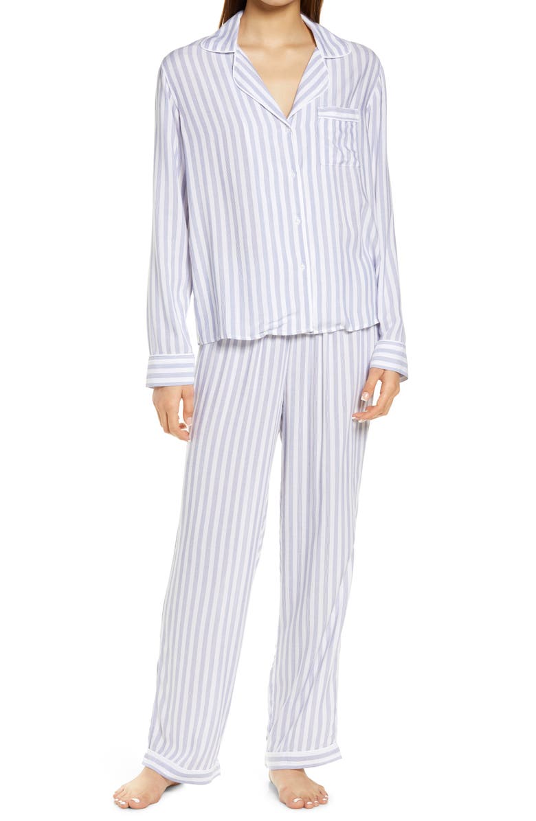 Rails Clara Stripe Pajamas, Main, color, 