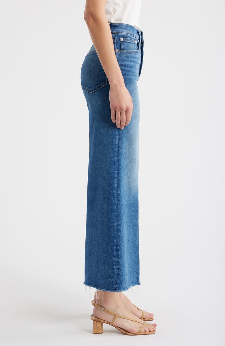 Madewell Flared Wide Leg Jeans, Alternate, color, Harleysville Wash