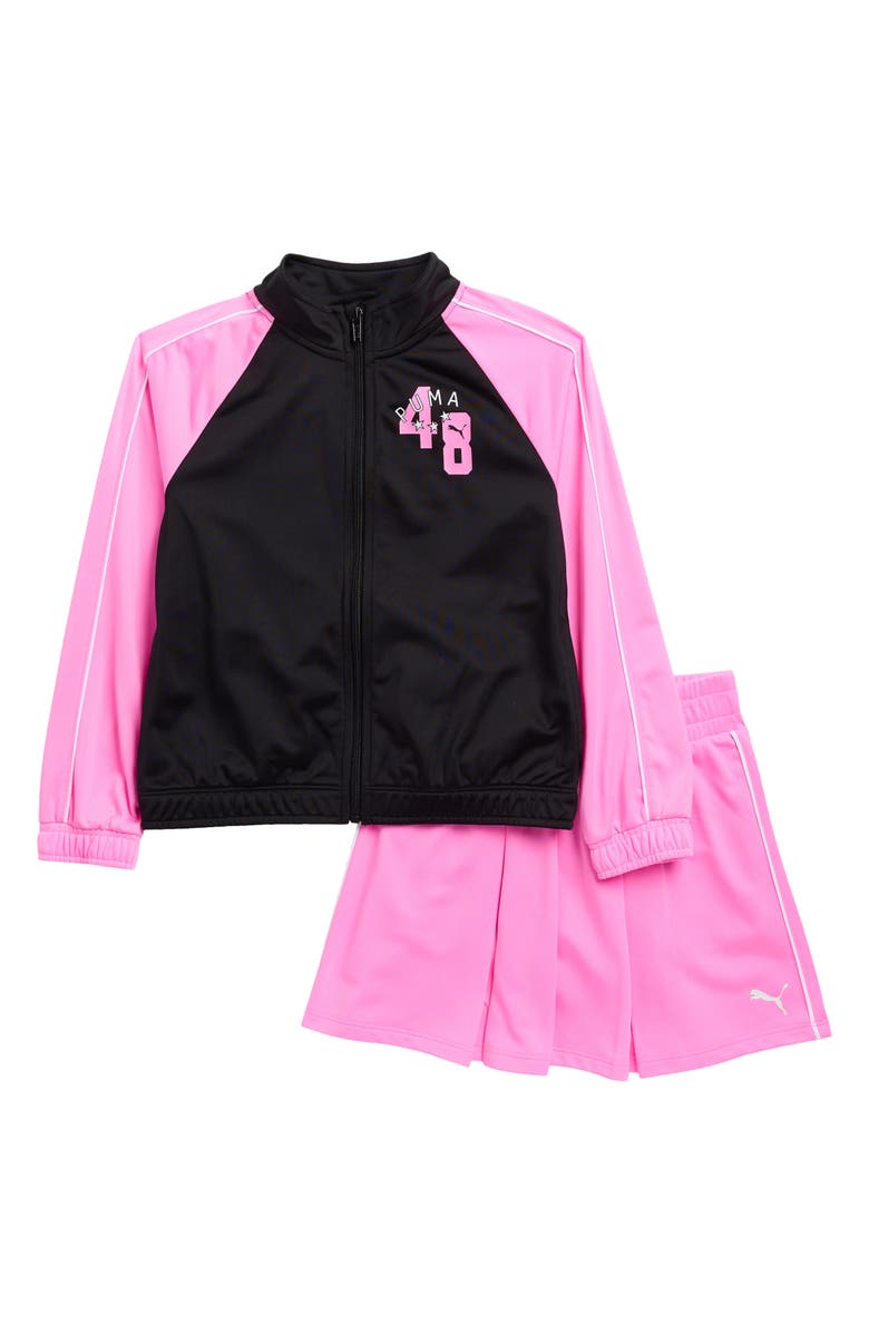 PUMA Kids' Track Jacket & Skort, Main, color, 