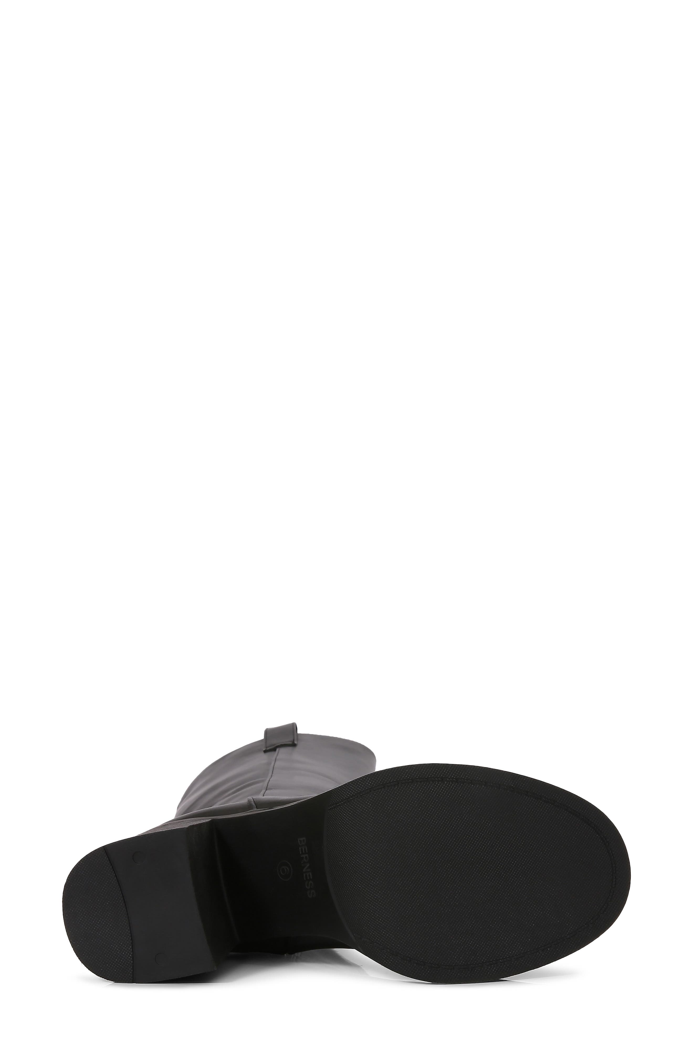 Knee High Block Heel Boot, Alternate, color, BLACK