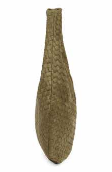 Nola Woven Faux Suede Hobo Bag