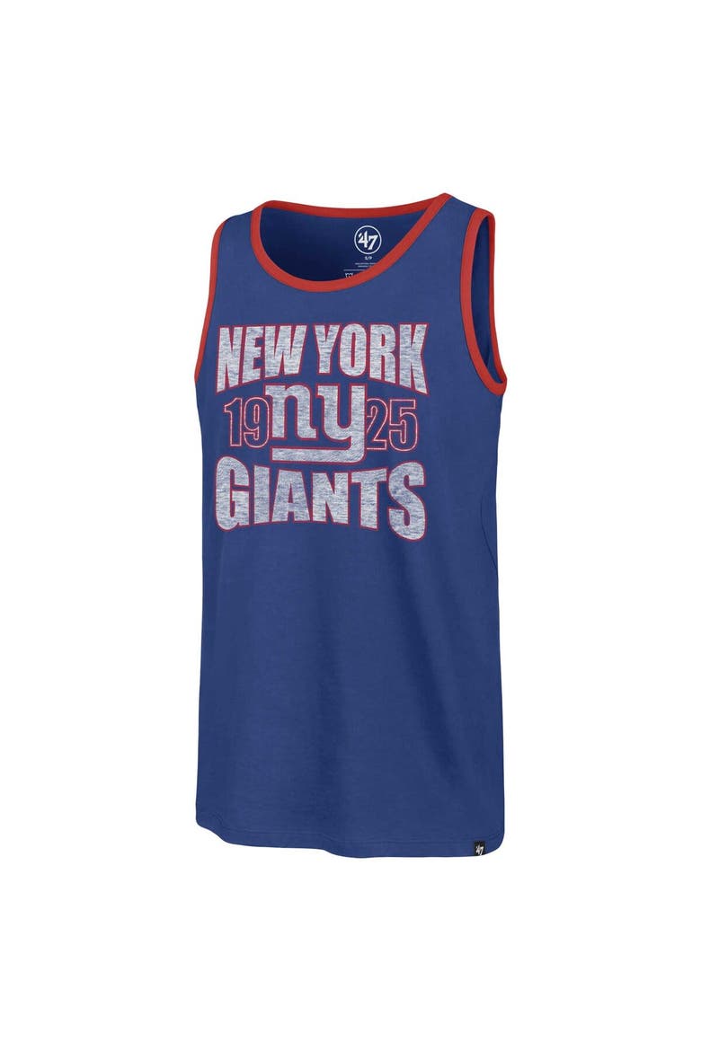 Men's '47 Royal New York Giants Upload Franklin Tank Top, Alternate, color, Royal